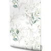 Muralo Papier Peint<Papier Peint Pour Chambre FEUILLES Aquarelle Nature