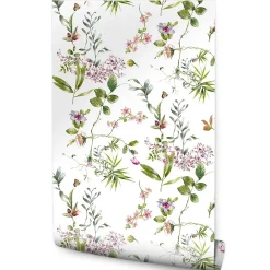 Muralo Papier Peint Pour La Chambre FLEURS De Champ Plantes- Papier Peint