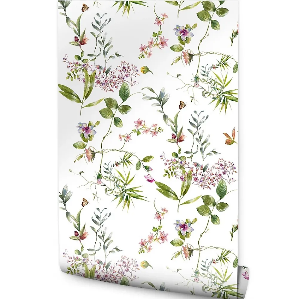 Muralo Papier Peint Pour La Chambre FLEURS De Champ Plantes- Papier Peint