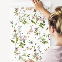 Muralo Papier Peint Pour La Chambre FLEURS De Champ Plantes- Papier Peint