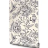 Muralo Papier Peint<Papier Peint Pour La Chambre OISEAUX Fleurs Retro