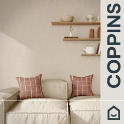 GoodHome Papier Peint<Papier peint pré-encollé Easy Roll vinyle intissé uni grège l.53 x L.1005 cm, Coppins