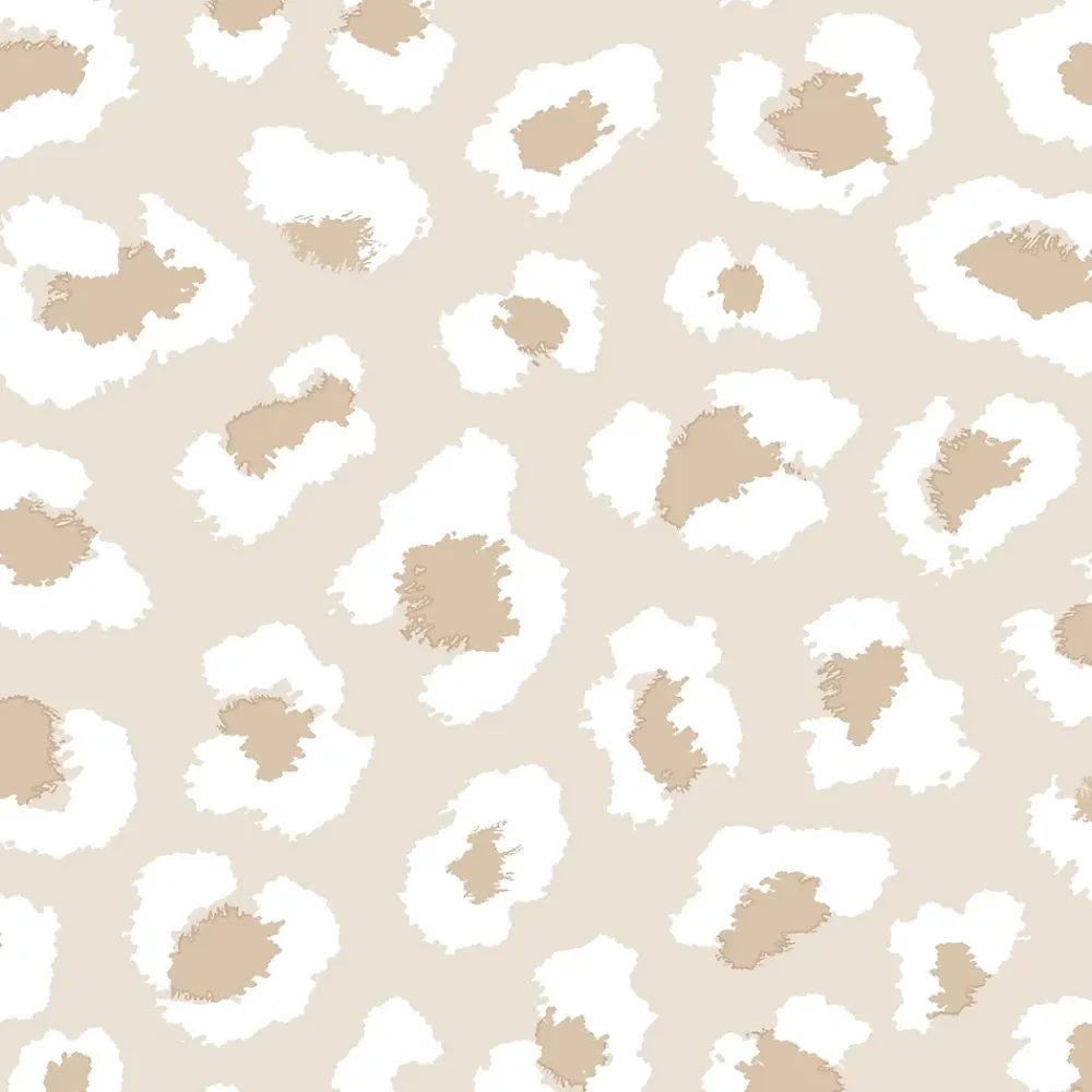 GoodHome Papier peint pré-encollé vinyle Easy Roll Coquille Pois beige l.53 x H.1005 cm- Papier Peint