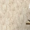 Rasch Papier Peint<Papier peint vinyle grainé intissé feuilles de lotus beige crème et or L.1005 x l.53cm