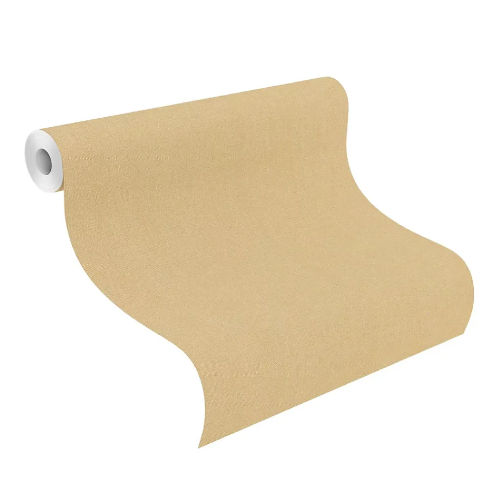 Rasch Papier Peint<Papier peint vinyle intissé expansé pointe jaune moutarde L.1001 x l.53cm