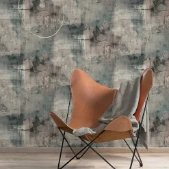 GoodHome Papier Peint<Papier peint Vinyle Intissé Elmas gris