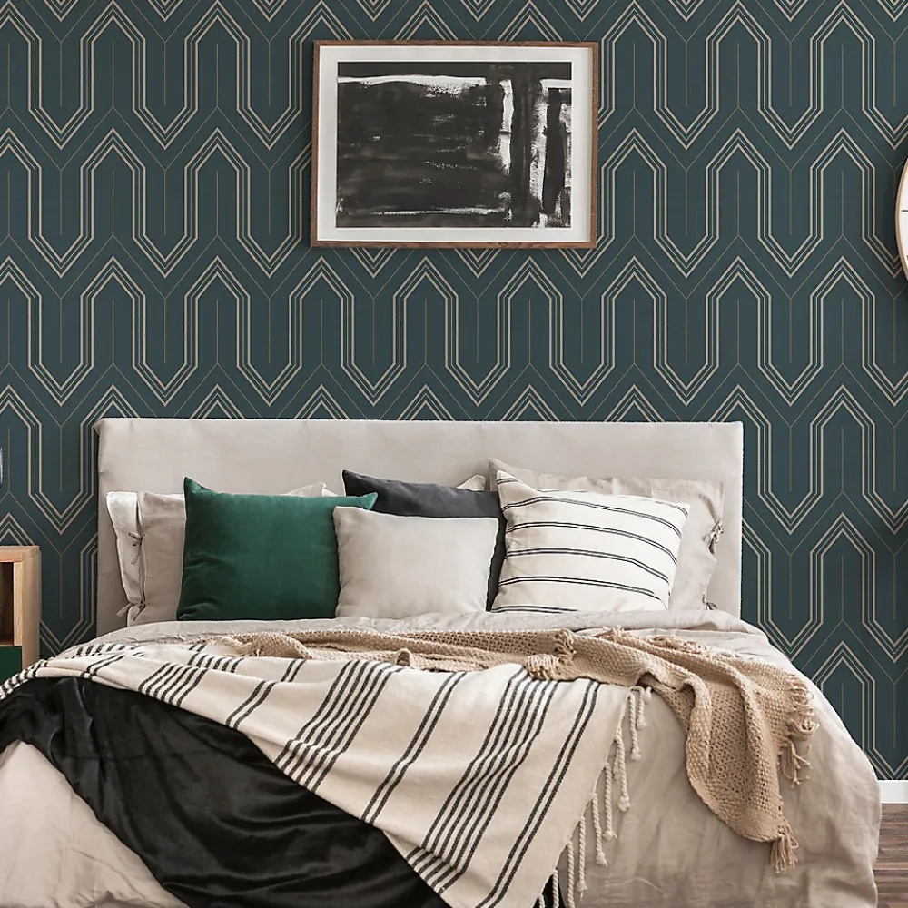 GoodHome Papier peint vinyle intissé Matariya- Papier Peint