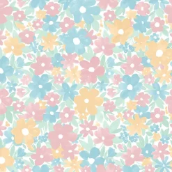 Ugepa Papier Peint<Papier peint vinyle intissé fleuri Bella fleurs multicouleurs pastel L.1005 x l.53cm Ugèpa