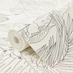 GoodHome Papier peint vinyle intissé texturé Oophoric- Papier Peint