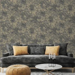 GoodHome Papier Peint<Papier peint Vinyle Intissé Ammo gris