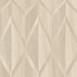 GoodHome Papier Peint<Papier peint vinyle intissé Cassata imprimé géométrique beige L.1000 x l.53cm