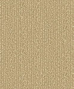 Papier peint vinyle intissé imitation jonc de mer tressé L.1001 x l.53 cm- Papier Peint