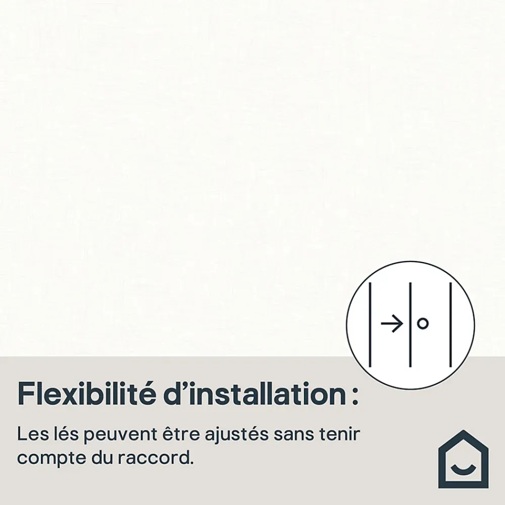 GoodHome Papier Peint<Papier peint Vinyle Intissé Moivre blanc