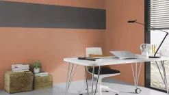Rasch Papier Peint<Papier peint vinyle intissé expansé pointe terracotta L.1001 x l.53cm