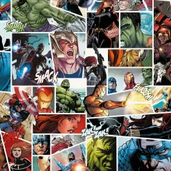 Komar Papier peint vinyle intissé enfant Avengers Marvel L.1005 x l.53cm- Papier Peint