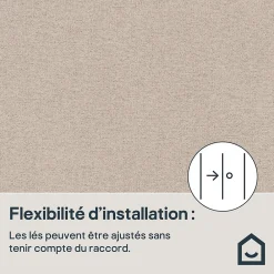 GoodHome Papier peint vinyle sur intissé Omey gris anthracite- Papier Peint