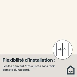 GoodHome Papier Peint<Papier peint vinyle sur intissé  Aune blanc