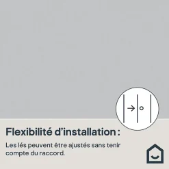GoodHome Papier Peint<Papier peint vinyle sur intissé  Aune gris clair