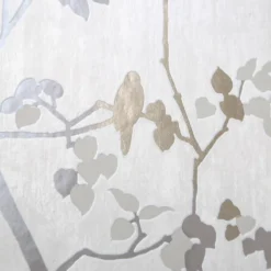 GoodHome Papier peint vinyle sur intissé Bromus crème- Papier Peint