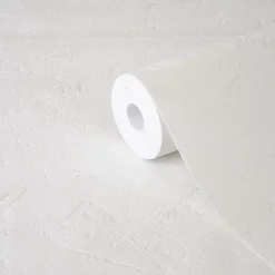 GoodHome Papier Peint<Papier peint vinyle sur intissé Lancon blanc cassé