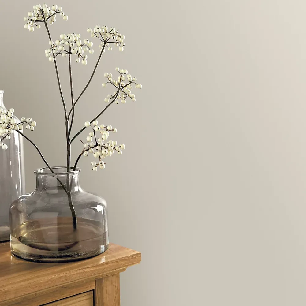 GoodHome Papier peint vinyle sur intissé Aune taupe- Papier Peint