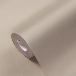 GoodHome Papier peint vinyle sur intissé  Aune taupe- Papier Peint