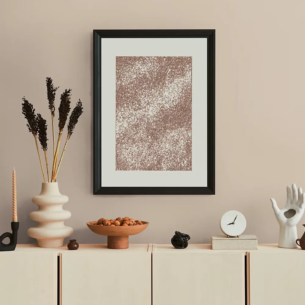 GoodHome Papier peint vinyle sur intissé Aune taupe- Papier Peint
