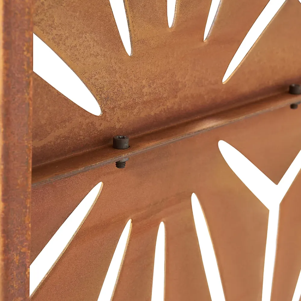 Casa.Pro Paravent Kilsturd acier corten 180 x 120 x 40 cm rouille- Cloison Amovible