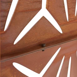 Casa.Pro Paravent Kilsturd acier corten 180 x 90 x 40 cm rouille- Cloison Amovible