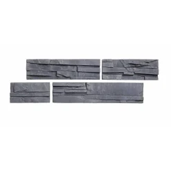 Decoon Plaquette De Parement|Plaquette De Parement<Parement imitation pierre graphite béton 0,52 m2