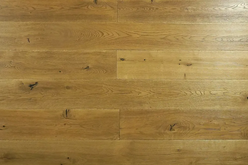 Wood And Cotta Voir Tous Les Parquets|Parquet Contrecollé<Parquet contrecollé Chêne naturel - Lame droite - Huilé - Fumé - 1900x190x14mm
