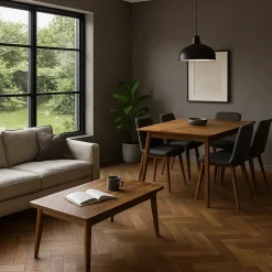 Wood And Cotta Voir Tous Les Parquets|Parquet Contrecollé<Parquet contrecollé Chêne naturel - Bâton rompu - Huilé - Fumé foncé - 610x122x15mm