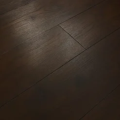 Wood And Cotta Parquet Contrecollé|Voir Tous Les Parquets<Parquet contrecollé Chêne naturel - Lame droite - Huilé - Fumé foncé - 2200x260x15mm