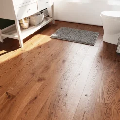 GoodHome Parquet contrecollé clipsable Skara L en chêne huilé rustique compatible pièces humides- Parquet Contrecollé|Voir Tous Les Parquets