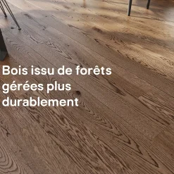 GoodHome Parquet contrecollé clipsable Skara XL en chêne verni rustique- Parquet Contrecollé|Voir Tous Les Parquets