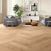 GoodHome Voir Tous Les Parquets|Parquet Contrecollé<Parquet contrecollé clipsable Padillac bâtons rompus en chêne français verni naturel
