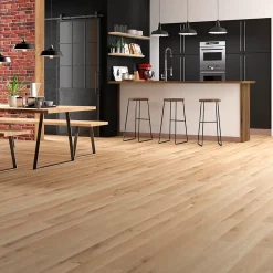 GoodHome Parquet Contrecollé|Voir Tous Les Parquets<Parquet contrecollé clipsable Padillac L 119cm en chêne français verni naturel