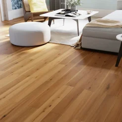 GoodHome Parquet Contrecollé|Voir Tous Les Parquets<Parquet contrecollé clipsable Visby M en chêne verni blond rustique