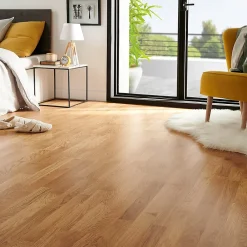 GoodHome Parquet Contrecollé|Voir Tous Les Parquets<Parquet contrecollé clipsable Elkins XXL en chêne verni aspect naturel