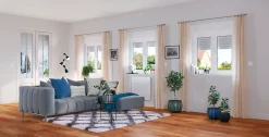 GoodHome Parquet Contrecollé|Voir Tous Les Parquets<Parquet contrecollé clipsable Elkins XXL en chêne verni aspect naturel