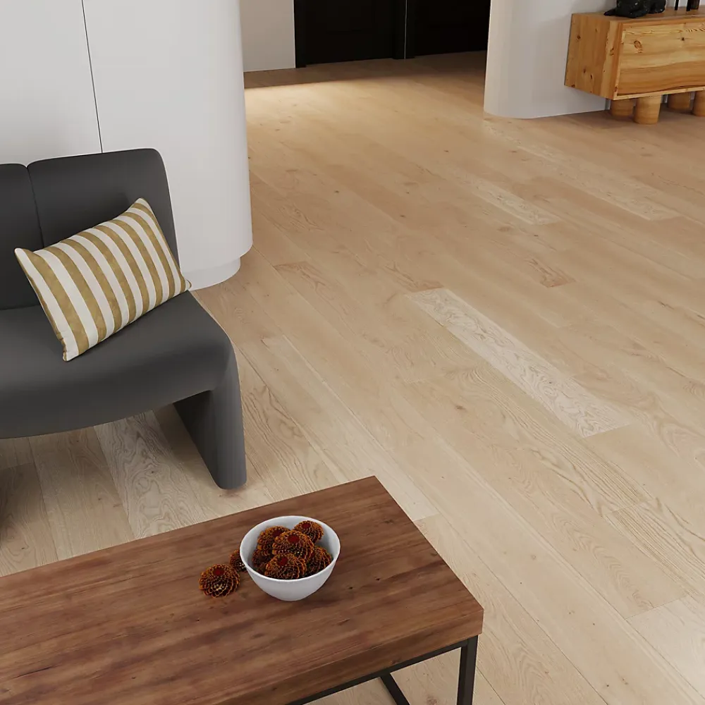 GoodHome Parquet Contrecollé|Voir Tous Les Parquets<Parquet contrecollé clipsable beige mat l.18 x L.109,2cm x ép. 14mm , Lulea