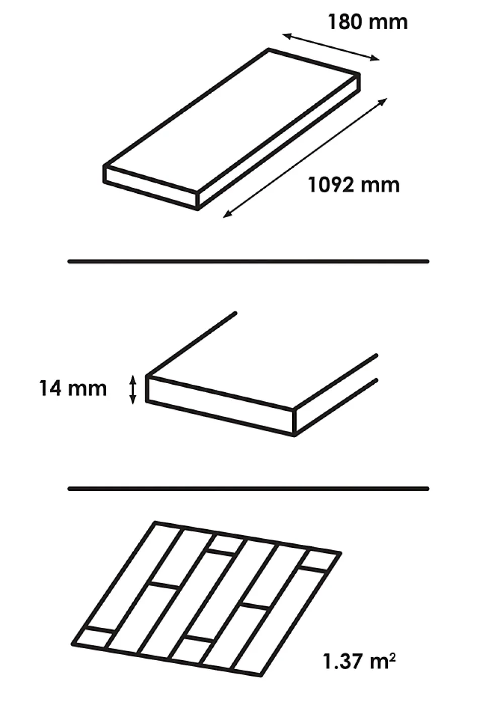 GoodHome Parquet Contrecollé|Voir Tous Les Parquets<Parquet contrecollé clipsable beige mat l.18 x L.109,2cm x ép. 14mm , Lulea