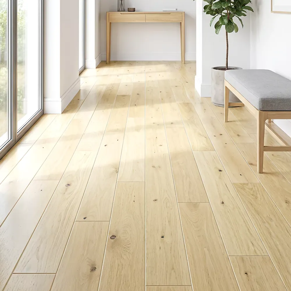 GoodHome Parquet Contrecollé|Voir Tous Les Parquets<Parquet contrecollé clipsable Lulea M en chêne verni naturel rustique