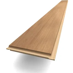 Parquet contrecollé clipsable en chêne beige rustique mat l. 13,9 x L.121 cm ép. 12 mm- Parquet Contrecollé|Voir Tous Les Parquets