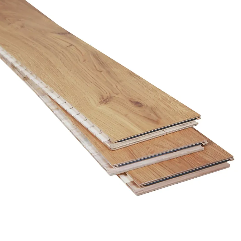 GoodHome Parquet Contrecollé|Voir Tous Les Parquets<Parquet contrecollé clipsable Visby XL en chêne huilé blond