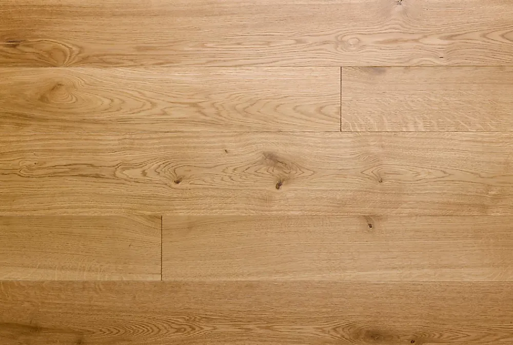 GoodHome Parquet contrecollé clipsable Marigny L 200 cm en chêne français verni blond- Parquet Contrecollé|Voir Tous Les Parquets