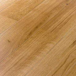 GoodHome Parquet contrecollé clipsable Marigny L 200 cm en chêne français verni blond- Parquet Contrecollé|Voir Tous Les Parquets