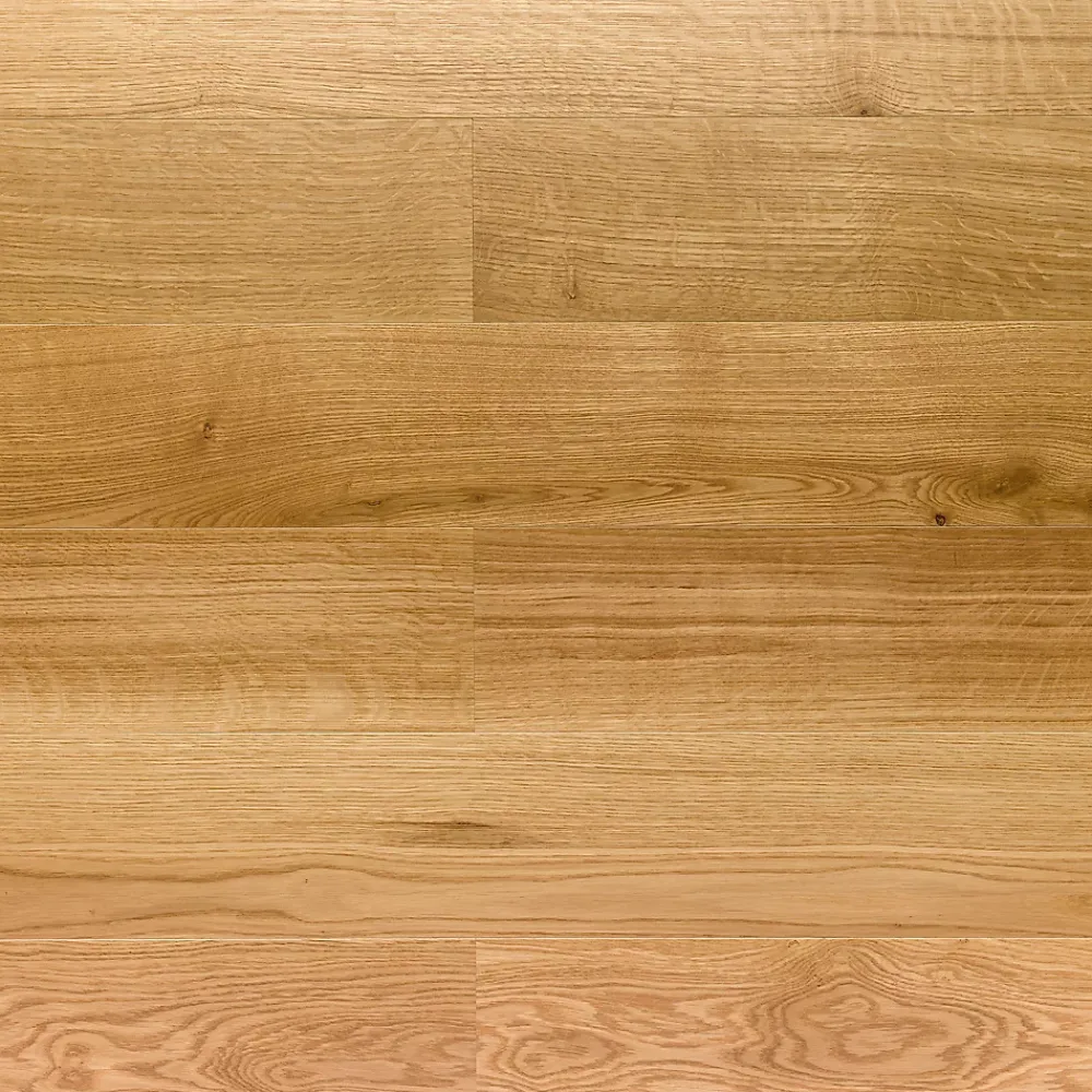 GoodHome Parquet contrecollé clipsable Marigny L 200 cm en chêne français verni blond- Parquet Contrecollé|Voir Tous Les Parquets
