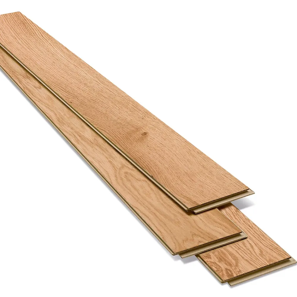 GoodHome Parquet Contrecollé|Voir Tous Les Parquets<Parquet contrecollé clipsable Marigny L 119 cm en chêne français verni blond
