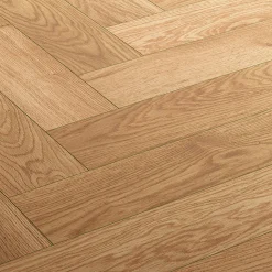 GoodHome Parquet contrecollé clipsable Marigny bâtons rompus en chêne verni blond 2- Voir Tous Les Parquets